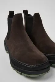 Brutus Trek MICHELIN Gray nubuck ankle boots for women