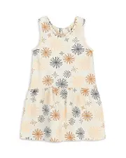 Miles The Label Girls' Fireworks Print Racerback Jersey Dress - Little Kid