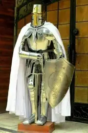 Medieval Templar Suit Of Armor Wearable Costume Crusader Full Body Costume Sword