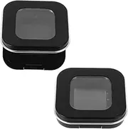 Gogogmee Empty Powder Packing Box 2pcs Mini Eyeshadow Container Travel Setting Powder Container