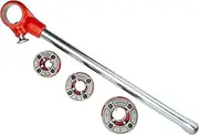 [RIDGID] 36345 00-R Exposed Ratchet Threader Set, Ratcheting Pipe Threading Set of 1/2-Inch to 1-Inch NPT Pipe Threading Dies and Manual Ratcheting Pipe Threader