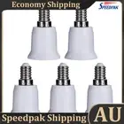 30pcs E14 to E27 Base Screw Light Lamp Bulb Holder Adapter Socket Converter AU