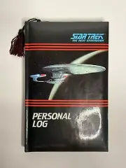 1992 Star Trek The Next Generation Personal Log With Book Mark