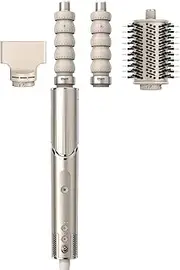 Shark FlexStyle HD426SLEU 3-in-1 Air Styler & Hair Dryer, Auto Wrap Curling Attachment, Oval Brush, Concentrator, No Heat Damage, Champagne