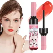 Wine Lip Stain, Matte Lips Gloss, Wine Matte Lipgloss Lasting Waterproof Lipstain for Beauty Women and Girl Partiers Dating Gathering
