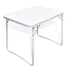 Foldable Camping Table with Metal Frame 80 x 60 cm