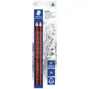 Staedtler Learner Jumbo Triangular Graphite Pencils 2B 2 Pack