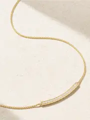 [David Yurman] David Yurman - Petite Pavé 18-karat Gold Diamond Necklace - One size One size Gold