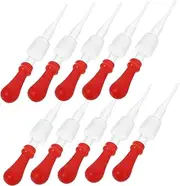 ROMISBABA 10pcs Large Liquid Dropper Paint/Ink Droppers Pipettes Glass for Lab Use
