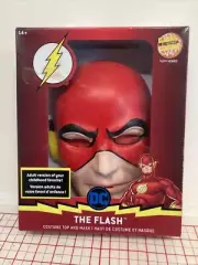 Ben Cooper Rubies DC The Flash Retro Mask and Costume Top Adult Version New B15