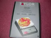 Taylor Precision TE10FT 11-Pound Compact Digital Portion Control Scale,Stainless