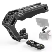 Neewer Top Handle and NATO Rail Kit， Comfort Silicone Grip with QR NATO Clamp