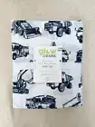 Pottery barn Kids Karson Percale Glow-in-the-Dark Construction Sheet Set, Full