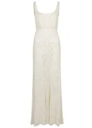 Rixo Megan Sequin-embellished Gown - Ivory - 14 (UK 14 / L) 14 (UK 14 / L)