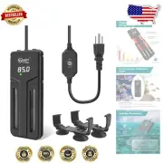 800W Double Quartz Fish Tank Heater with Intelligent Thermostat & Safe Design