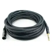 1.5 - 50FT Premium XLR 3Pin Male to 6.35mm 1/4" Male Microphone Audio Cable Gold