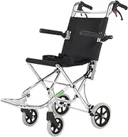 Rolling Walkers Lightweight Travel Wheelchair Mobility Device Portable Self-propelled Seniors Handicapped Rehab Chair Wheel Chair Self-Propelled Wheelchair