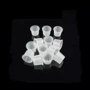 Tattoo Ink Cups / Caps Clear - LARGE - 500 x 17mm Pots - UK