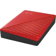 WD My Passport 4TB USB 3.0 Portable Hard Drive - Red