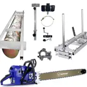 Holzfforma G660 92cc Gas Chainsaw 25inch Sawchain 9FT Milling Rail Oil Pump