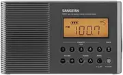 Sangean H201 Outdoor AM/FM Digital Tuning Radio, Dark Grey, 23 cm Size