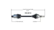 CV Drive Axle Shaft Fits Saturn Vue 2002-05 Front Passenger Side