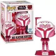 Funko Pop BO-KATAN KRYZE PINK VALENTINE Funko Shop Exclusive STAR WARS 497 NEW