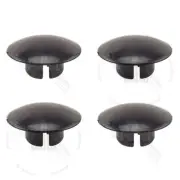 Black 4x Bolt Cap Motorcycle Accessory M10 Cover Lid Hex Plug Allen Key