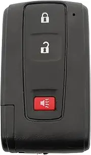 furbemesk 3 Buttons Key Fob Cover fit for Key Fob fits 2004-2009 Toyota Prius Smart Keyless Entry Key Fob Case (MOZB21TG)