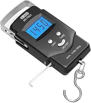 Hook Scale | Electronic Hook Scale LCD Display 110lb/50kg, Crane Scale Handheld Hanging Scale with Hooks for Farm Hunting Fishing Outdoor
