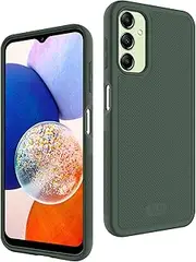 [TUDIA] Slim Grip Designed for Samsung Galaxy A14 5G Case (2023), [LINNGrip] Shockproof Lightweight Non-Slip Soft TPU Ultra Slim Protection for Galaxy A14 5G Phone Case (Pine Green)