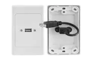 Pro2 USB Wall Plate Socket Outlet Switch w USB 2.0 High Speed Charging Port