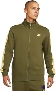[Nike] DD7010-326 M NSW CLUB BB TRK JKT Jacket Men's ROUGH GREEN/SATURN GOLD/ROUGH GREEN/(SATURN GOLD) Size 2XL