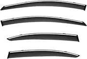 Window Visor Wind for Tobe Qway 2008-2016 Car Window Visor Awning Shelters Windshield Side Window Rain Sun Shade(M-01)