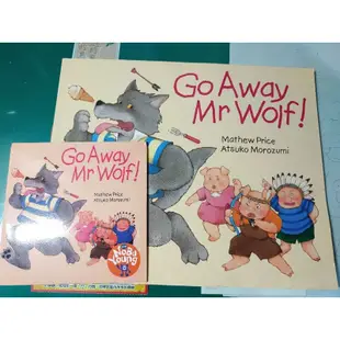 廖彩杏書單-Go away, Mr. Wolf(書+1CD)