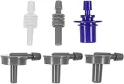Blood Pressure Monitor Adapter Connector for Arm Cuff Arm Cuff Parts Accessories for Bracelet Adapter Universal Tool ABS Pack of 6