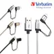 【Verbatim 威寶】micro usb + lightning 充電傳輸線_1.2M