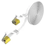 CAT 7 Ethernet Computer Internet Flat Lan Network RJ45 Connector Cable
