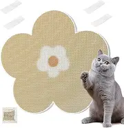 Cat Scratching Pad, Adhesive Scratch Mat, Kitten Scratcher Board, Cat Scratch Protector, Flower Shape Scratcher, Pet Scratching Board, Furniture Scratch Guard, Wall Scratch Protector, Durable Cat Scra