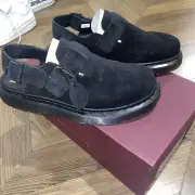 Brand New Dr Martens Jorge Mules In Black UK 7/ US 9/EU 41 Suede Made in England