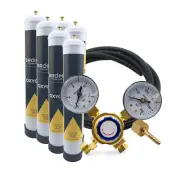 6 x Bromic Disposable Oxygen Gas Bottle 1.56 Litre Combo - 12mm Thread - Brazing