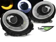 Proyector faros for Mini COOPER 06-14 LED LTI tubo de luz negro envío gratis LPM