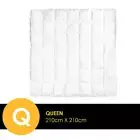 Royal Comfort Bamboo Blend Quilt 250GSM Luxury Duvet 100% Cotton Cover - Queen -