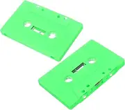 CRILSTYLEO 2pcs Vintage Cassette Box Storage Holder Tape Organizer for Home Desk Display Design for Blank Audio Cassette Tapes Effortless Access Stylish Storage