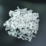 2ml Plastic Vial Tube Sample Storage Container for Fragrance, Beads, Liquid, Pack of 100
