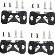 Gatuida Fit Rear View Camera Bracket 4pcs Set 90° Rotation Mount for Car Security Iron