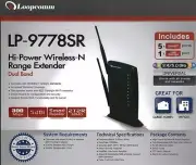 Wifi Smart Repeater LoopComm High Power 600 mw LP-9778SR Dual Band