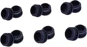 [FOYTOKI] 32mm Screw Cap 12pcs Round Tube Cap Decorative Cover Rubber Plug Buttons