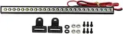 RC Car Roof Light Bar High Brightness Aluminum Alloy LED 25 Beads White Light 5 14.8V for 1/8 1/10 1/12 1/14 RC Vehicles with Reversible Bracket Easy Installation Kit