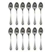 Mikasa Sweet Pea 18/8 Stainless Steel 6 3/8" Teaspoon (Set of Twelve)